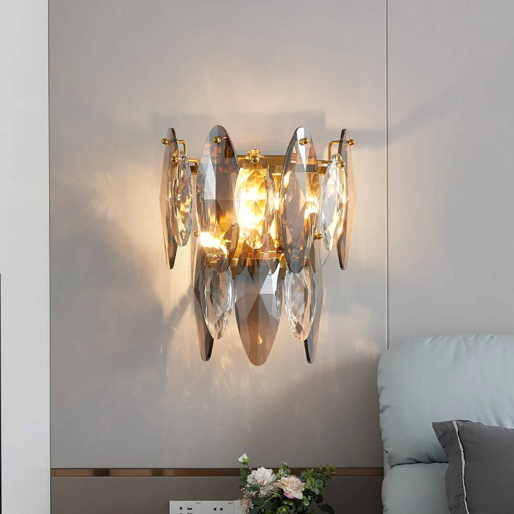 Scale Crystal Wall Sconce