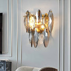 Scale Crystal Wall Sconce-konalight