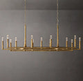 Thaddeus Linear Chandelier 72 13-Lights For Living Room