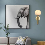 Tulip Alabaster Wall Sconce For Bedside