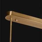 Crystal Shade Linear Chandelier
