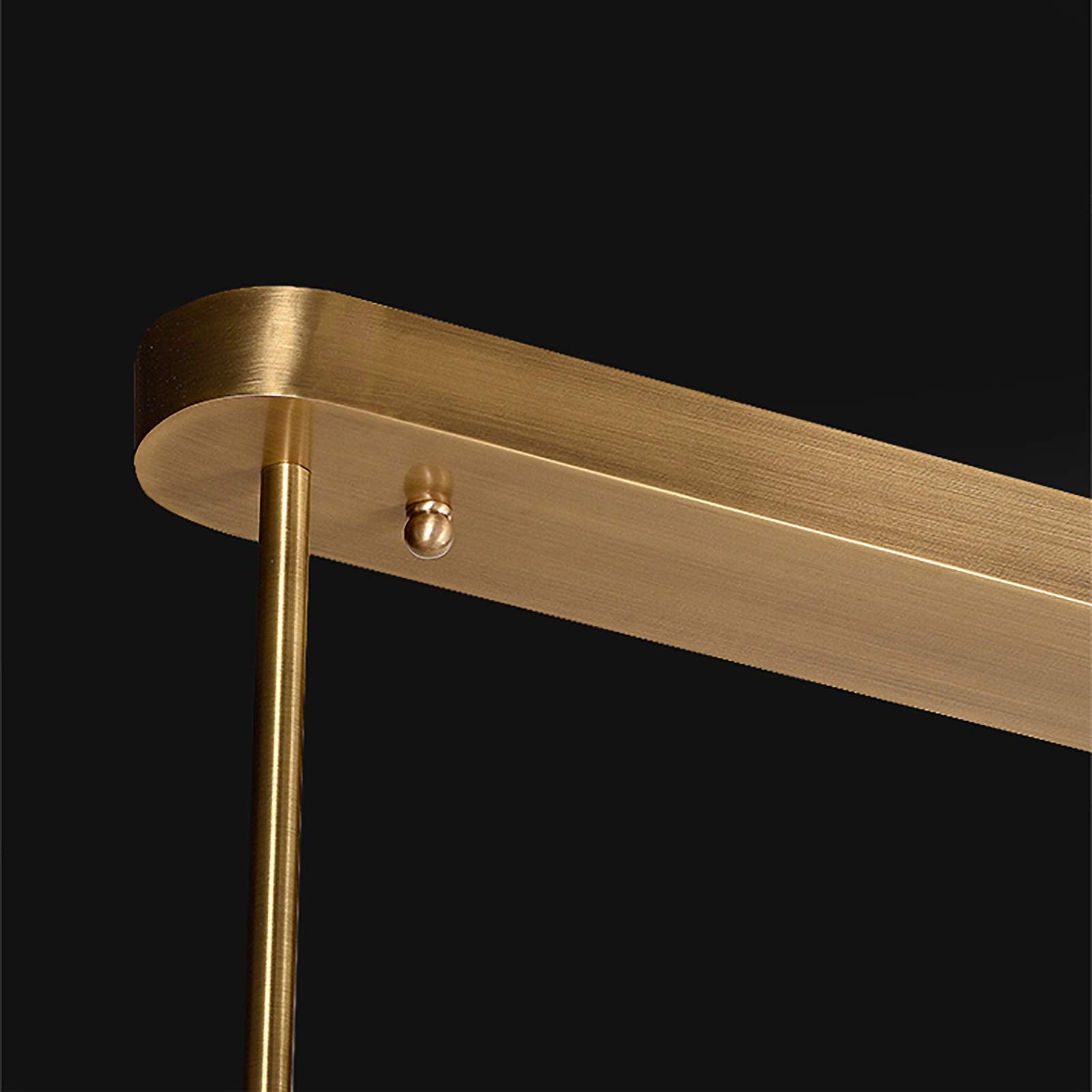 Crystal Shade Linear Chandelier