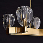 Crystal Shade Linear Chandelier