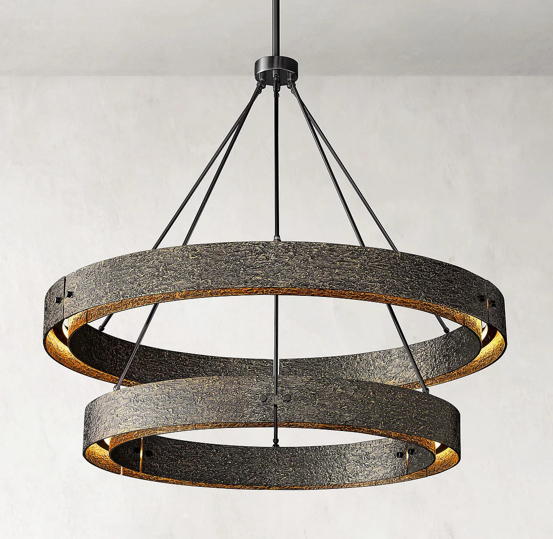 Vouvry Two-Tier Round Chandelier D 60-konalight