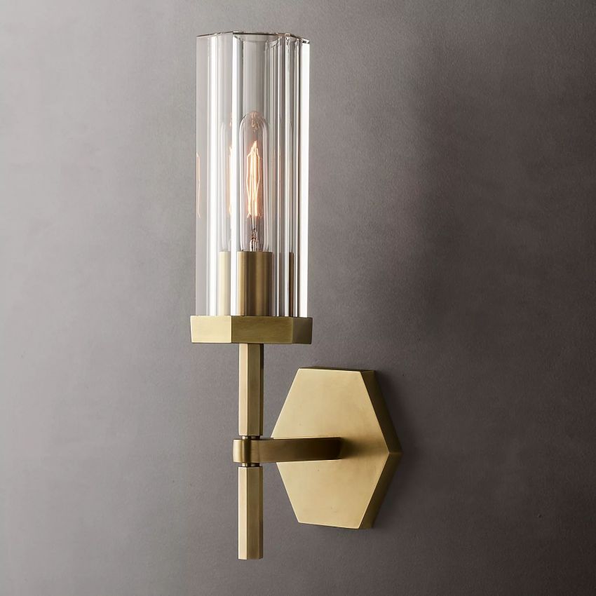 Bamcee Hexagonal Single Head Wall  Sconce Modern Wall Lamp