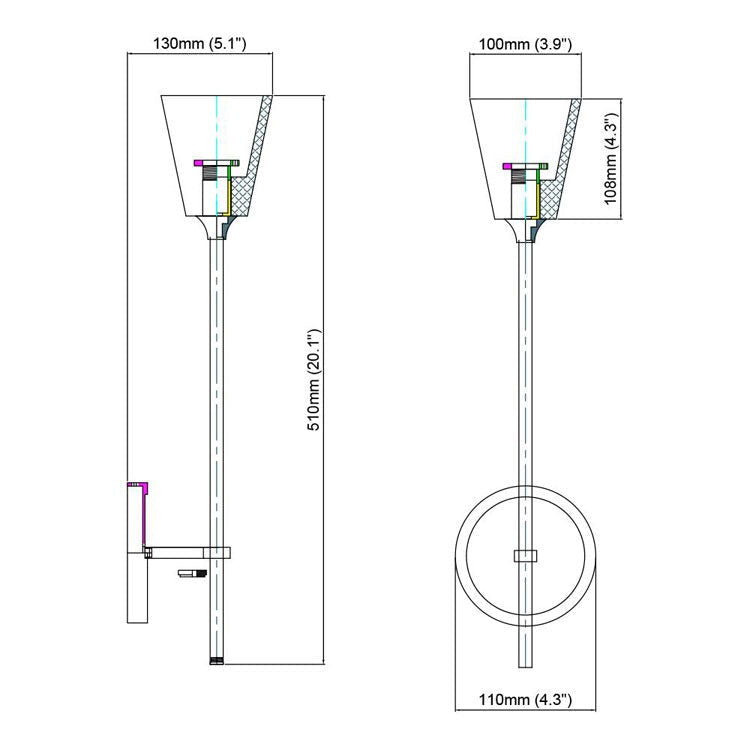 Torch Wall Sconce