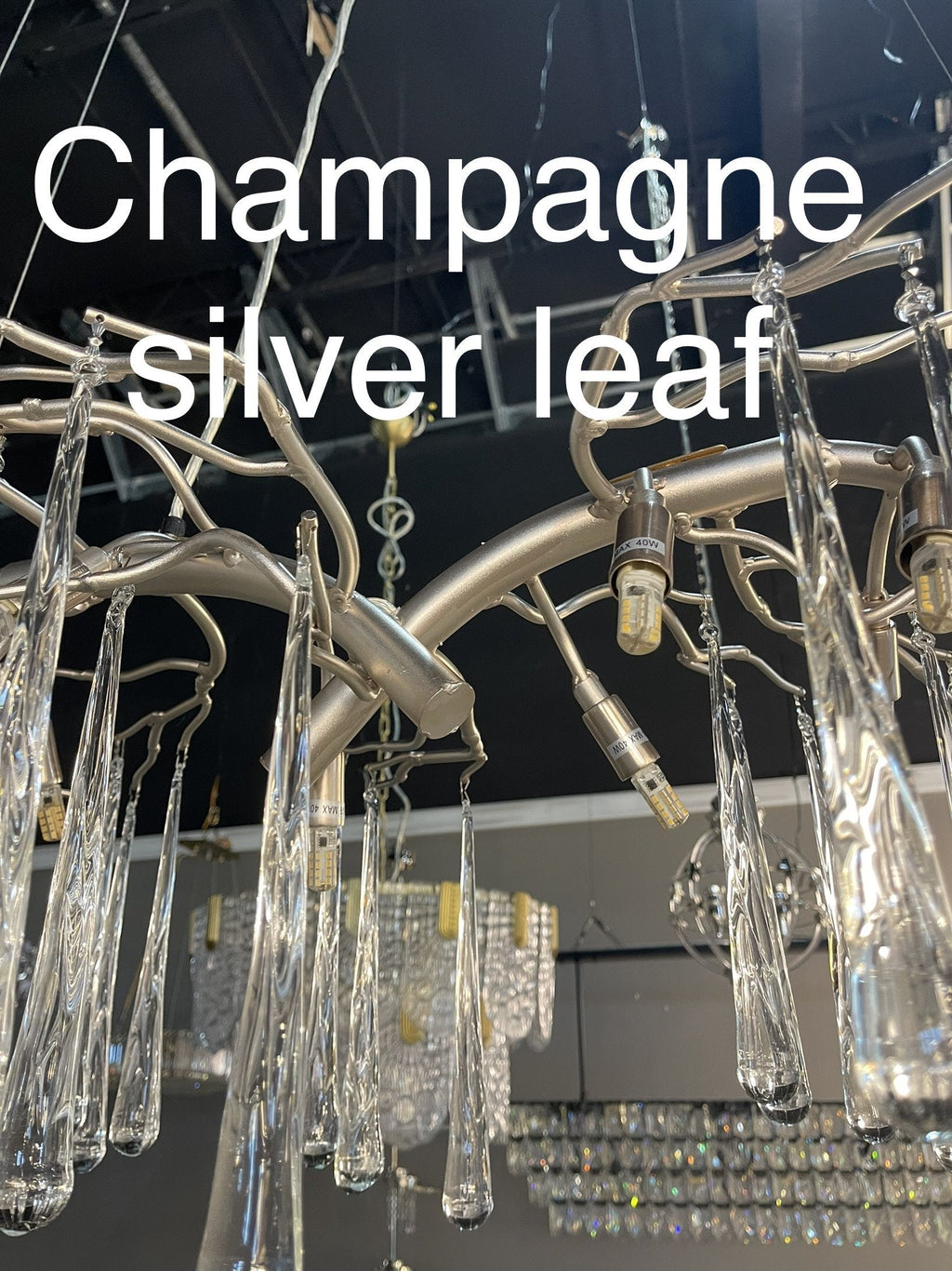 Branching Linear Organic Chandelier
