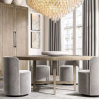 Mia Clear Glass Tiered Round Chandelier For Dinning Room