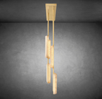 Aerie Alabaster Linear Chandelier 54