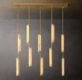 Audubon Alabaster Linear Chandelier 54