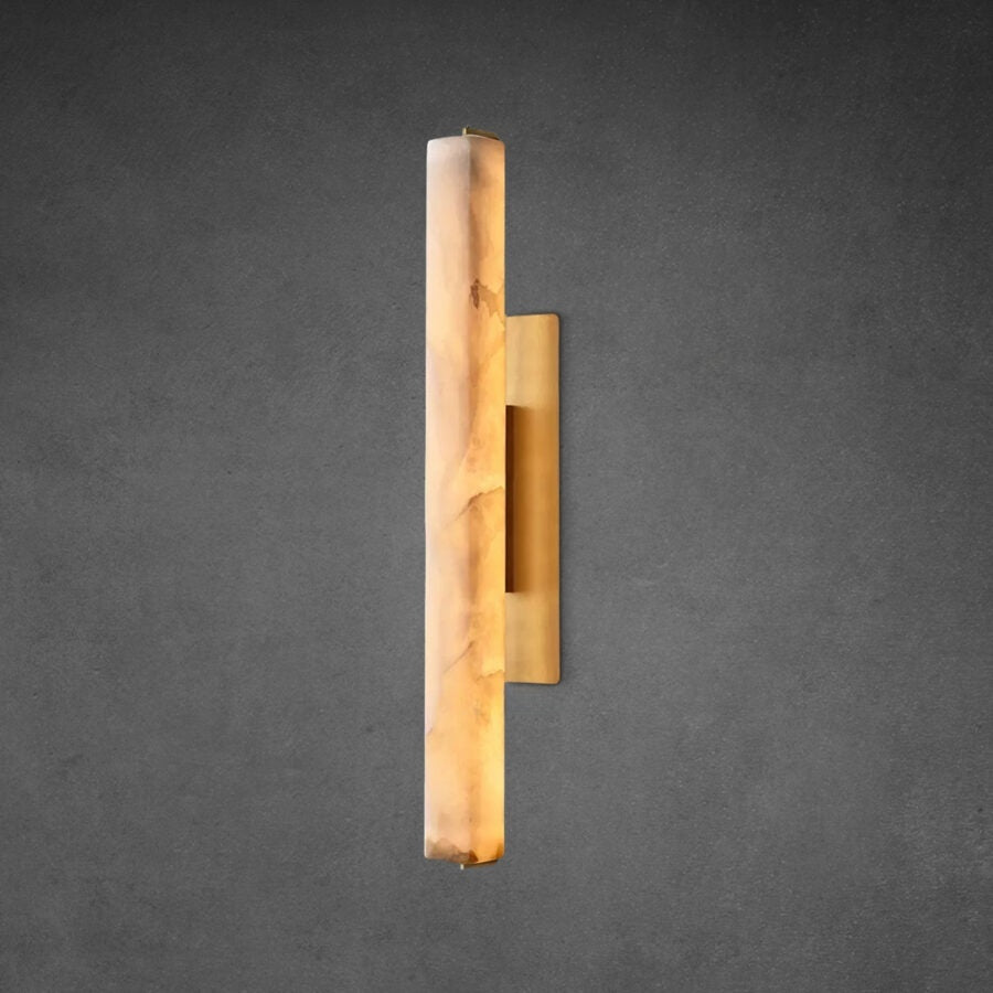Aerie Alabaster Single Sconce