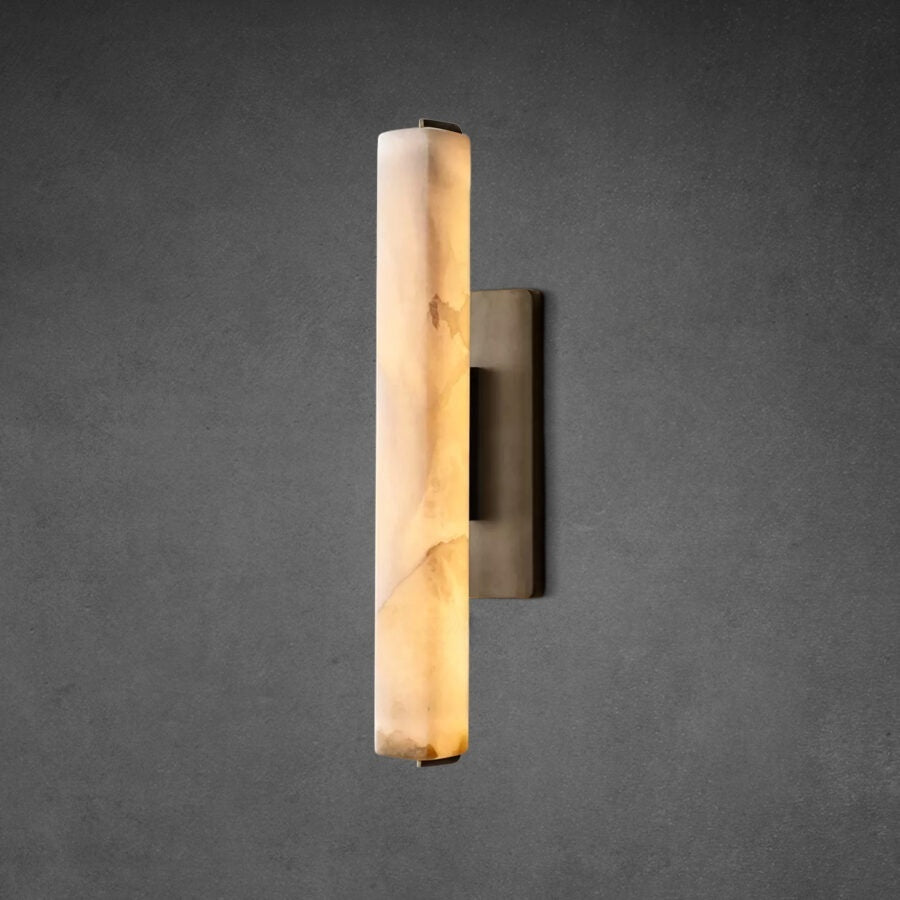 Aerie Alabaster Single Sconce