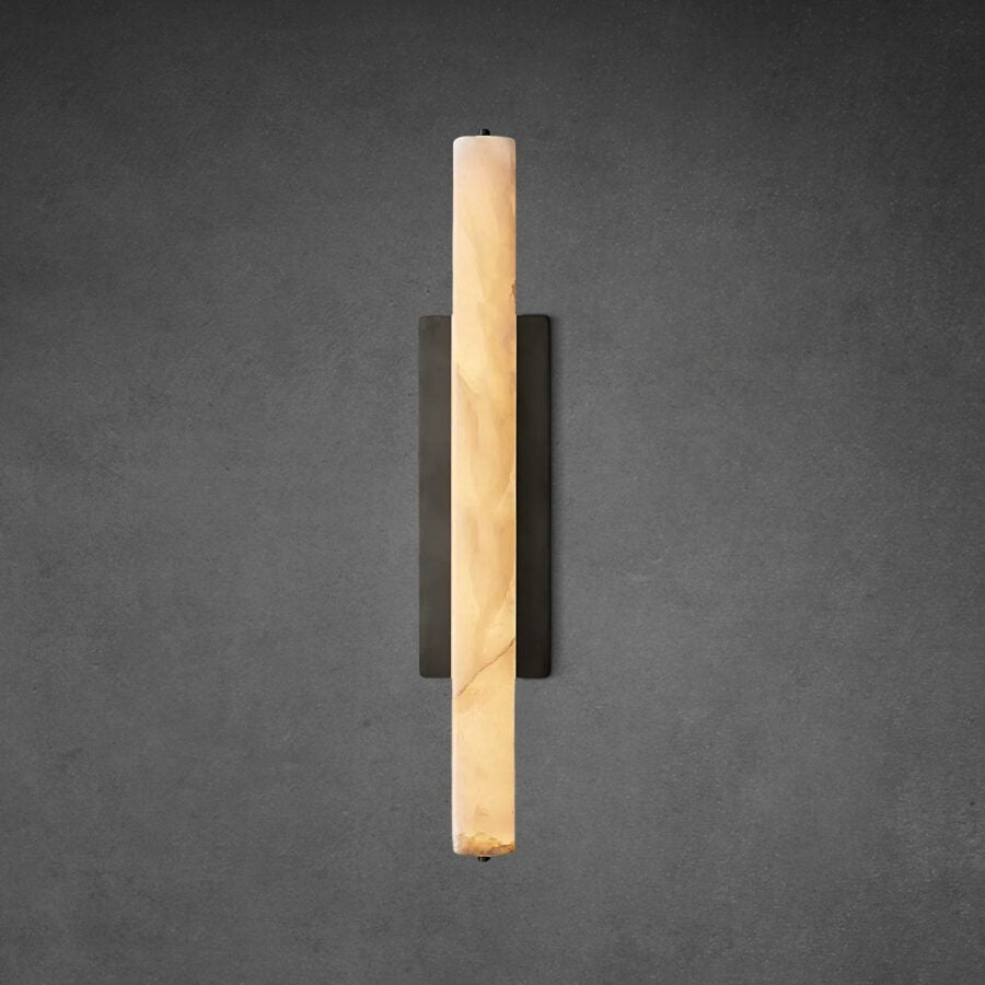Aerie Alabaster Single Sconce