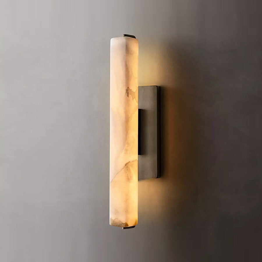 Aerie Alabaster Single Sconce