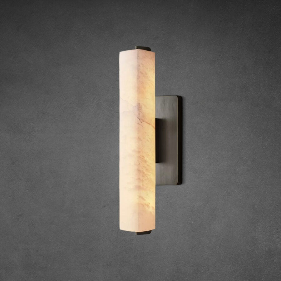 Aerie Alabaster Single Sconce