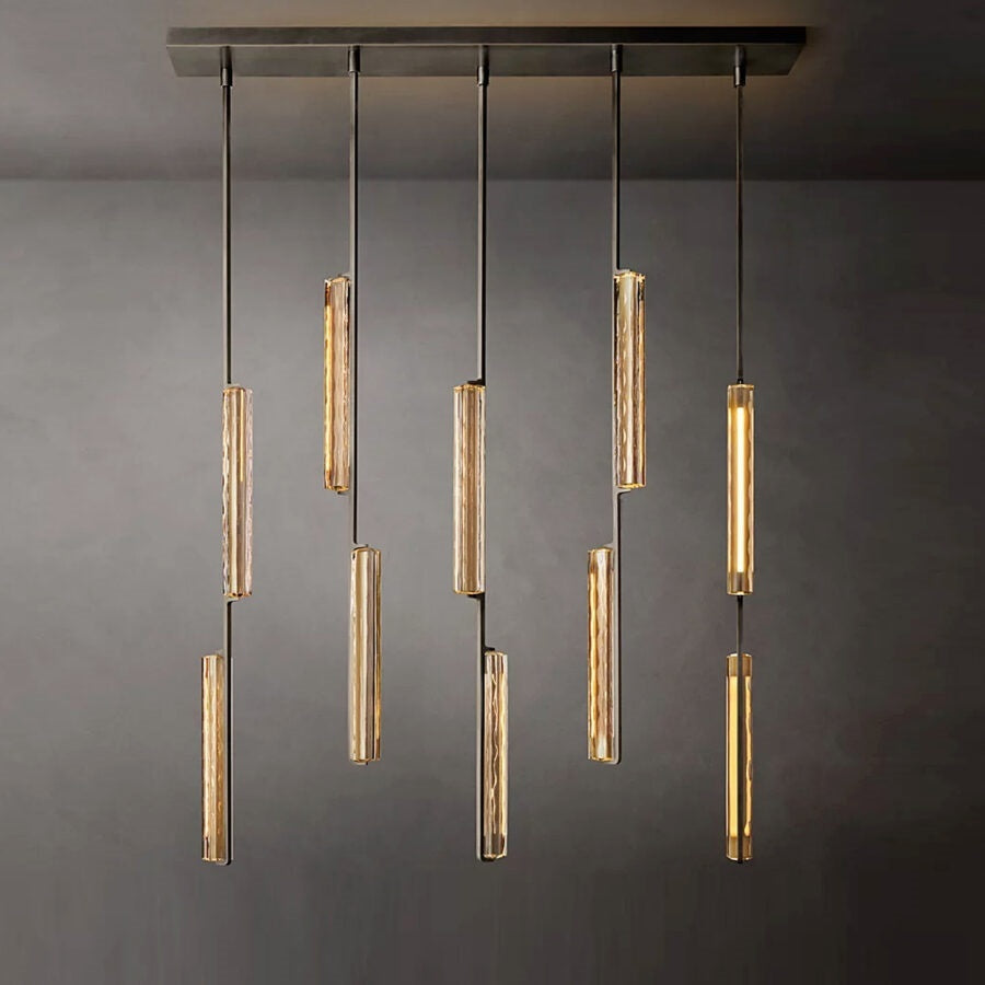 Aerie Crystal Linear Chandelier 54¡å