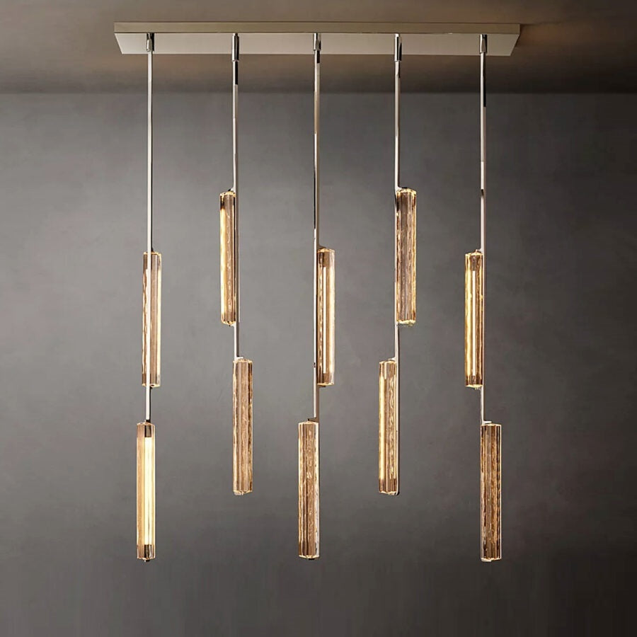 Aerie Crystal Linear Chandelier 54¡å