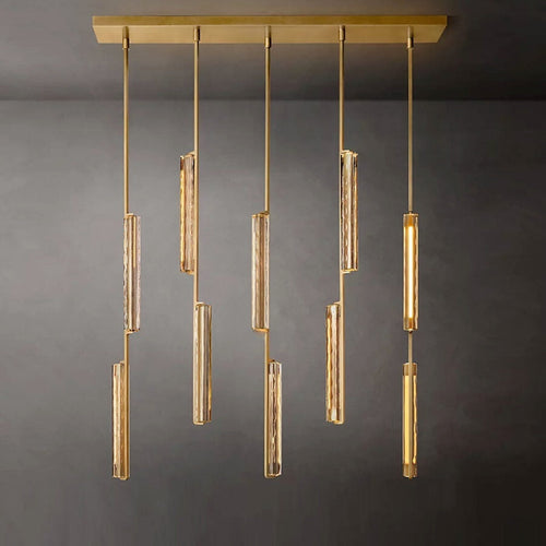 Auduben Crystal Linear Chandelier 54¡å