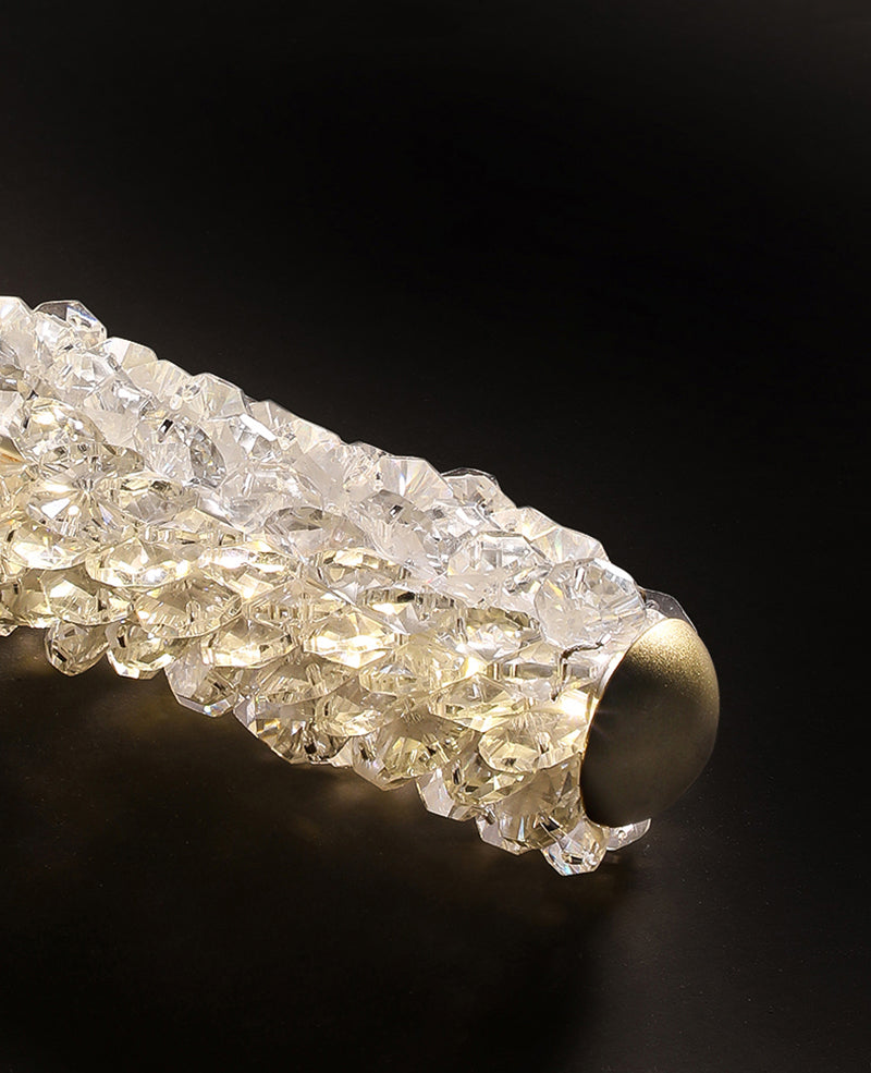 Long Crystal Pendant Chandelier