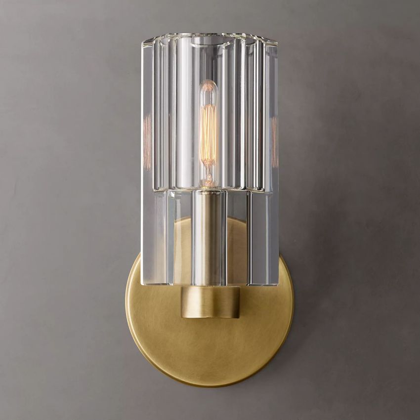 Bamcee Single Head K9 Crystal Glass Wall Sconce Modern Wall Lamp-konalight