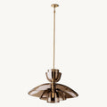 Bloom Amber Glass Cloche Grand Pendant