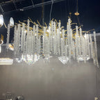 Branching Crystal Chandelier