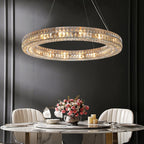 Spiridon Luxury Crystal Circular Chandelier For Dinning Room