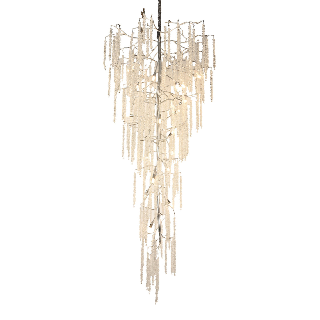 Branching Crystal Foyer Chandelier