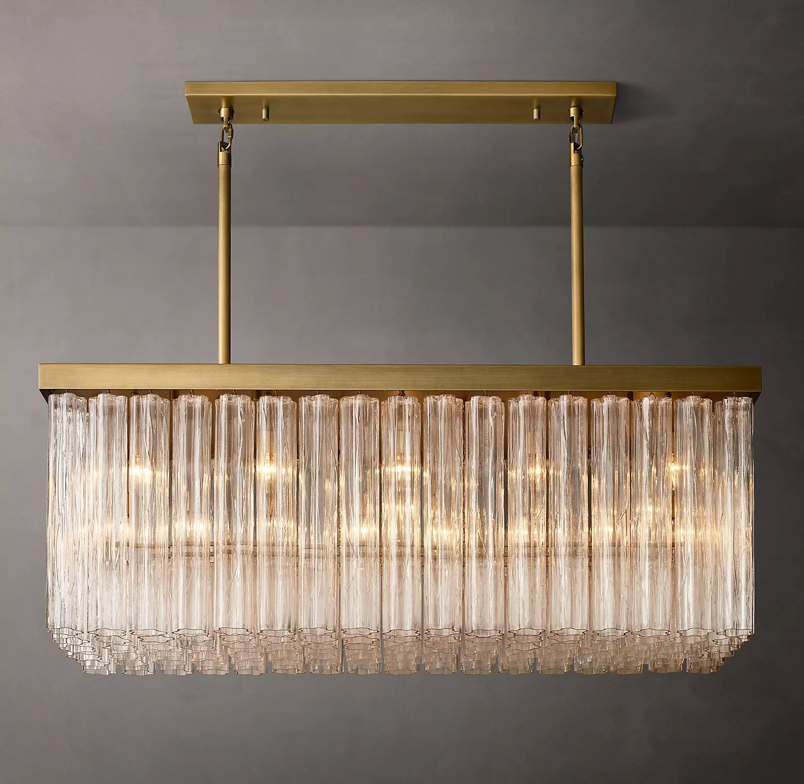 Cielo Linear Chandelier 54 For Living Room