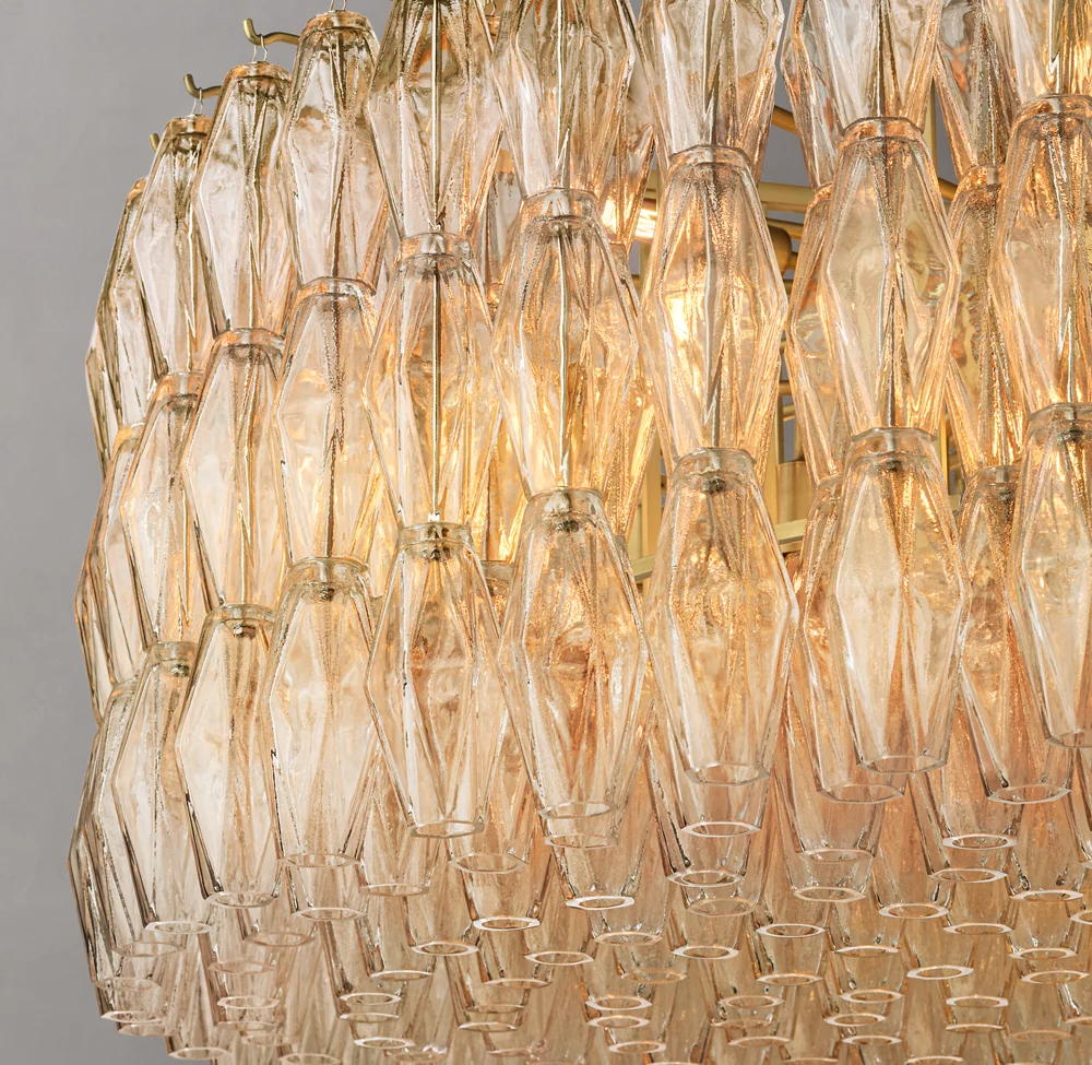 Mia Glass Round Chandelier 47 For Dinning Room