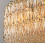 Mia Glass Round Chandelier 47 For Dinning Room