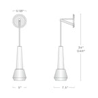 Apollin Lead Crystal Wall Sconce Modern Wall Lamp