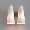 Montfaucon Double-headed Brass  Wall Sconce-konalight