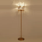 Chaillot Glass Brass FLoor Lamp Modern Wall Lamp