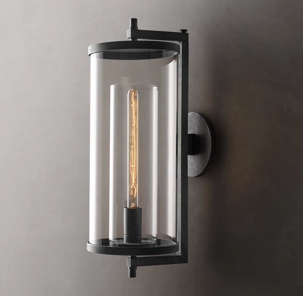 Devaux Square Shade Grand Wall Sconce 23H-konalight