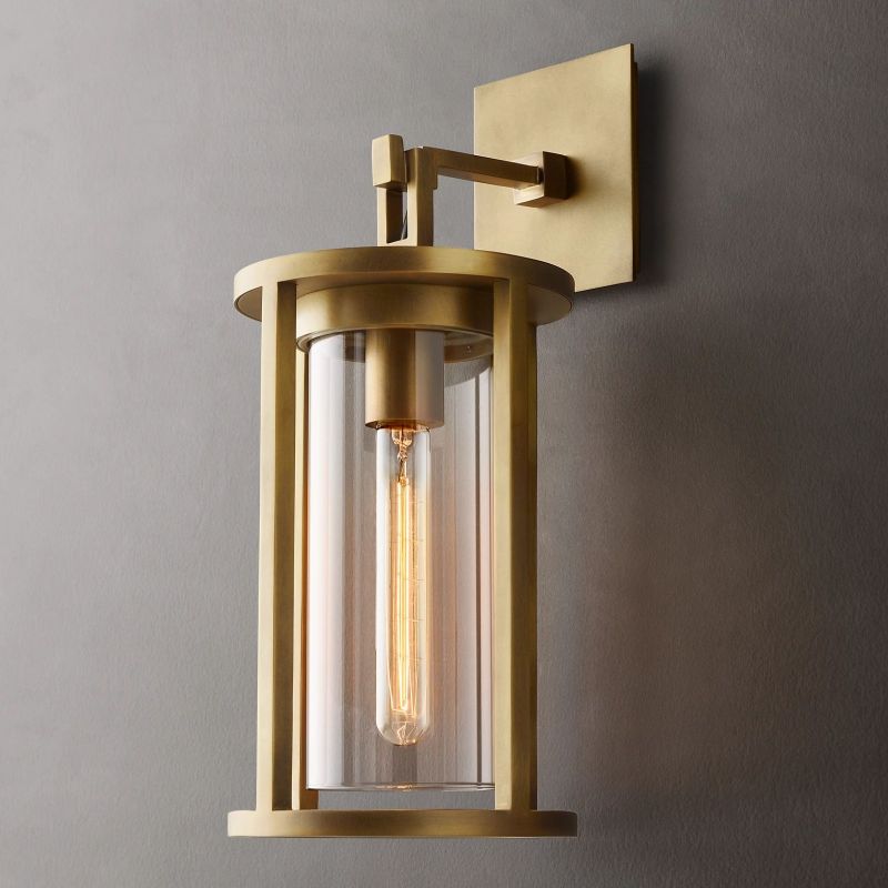 Devaux Round Shade Wall Sconce-konalight