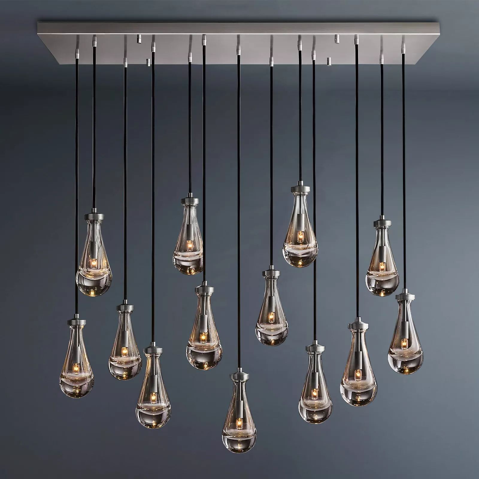 Raindrop Rectangular Chandelier 54