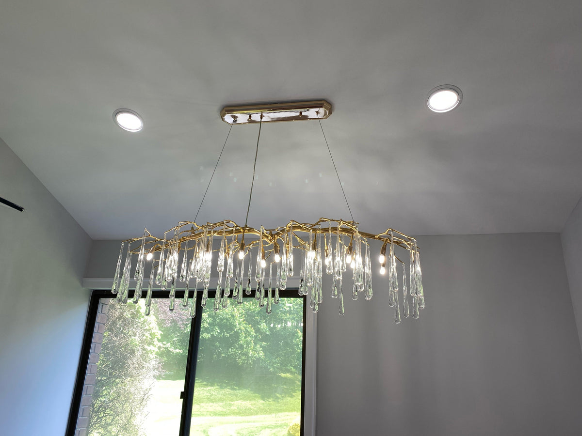 Branching Linear Organic Chandelier