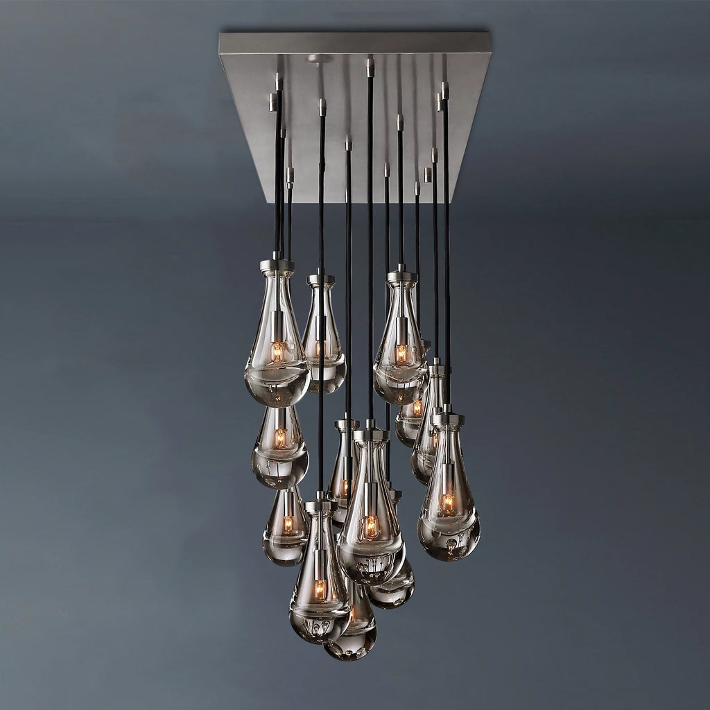 Raindrop Rectangular Chandelier 54