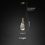 Iraegular Crystal Pendant Light