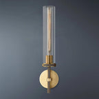 Embossed Tube Single Head Long Tube Wall Sconce