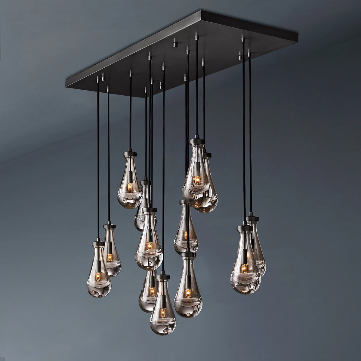 Raindrop Rectangular Chandelier 54