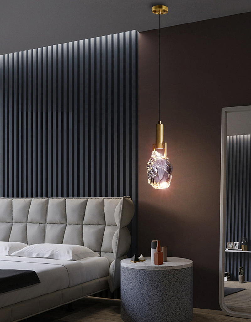 Iraegular Crystal Pendant Light
