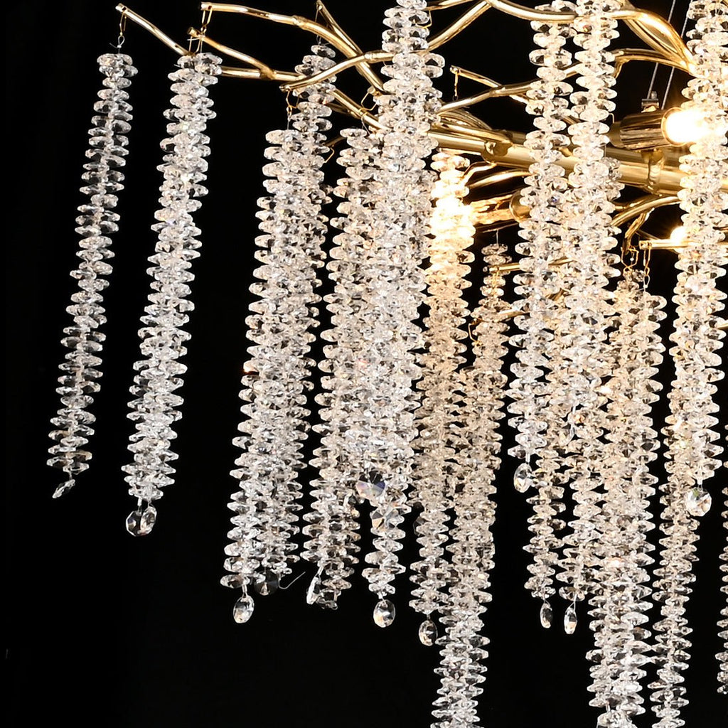 Branching Crystal Foyer Chandelier