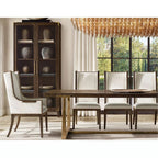 Mia Smoke Glass Tiered Rectangular  Chandelier For Dinning Room