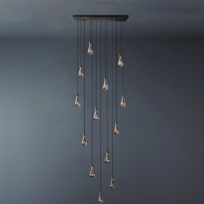 Raindrop Linear Chandelier 13-Light 54(Long)