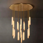 Aerie Alabaster Round Chandelier 56