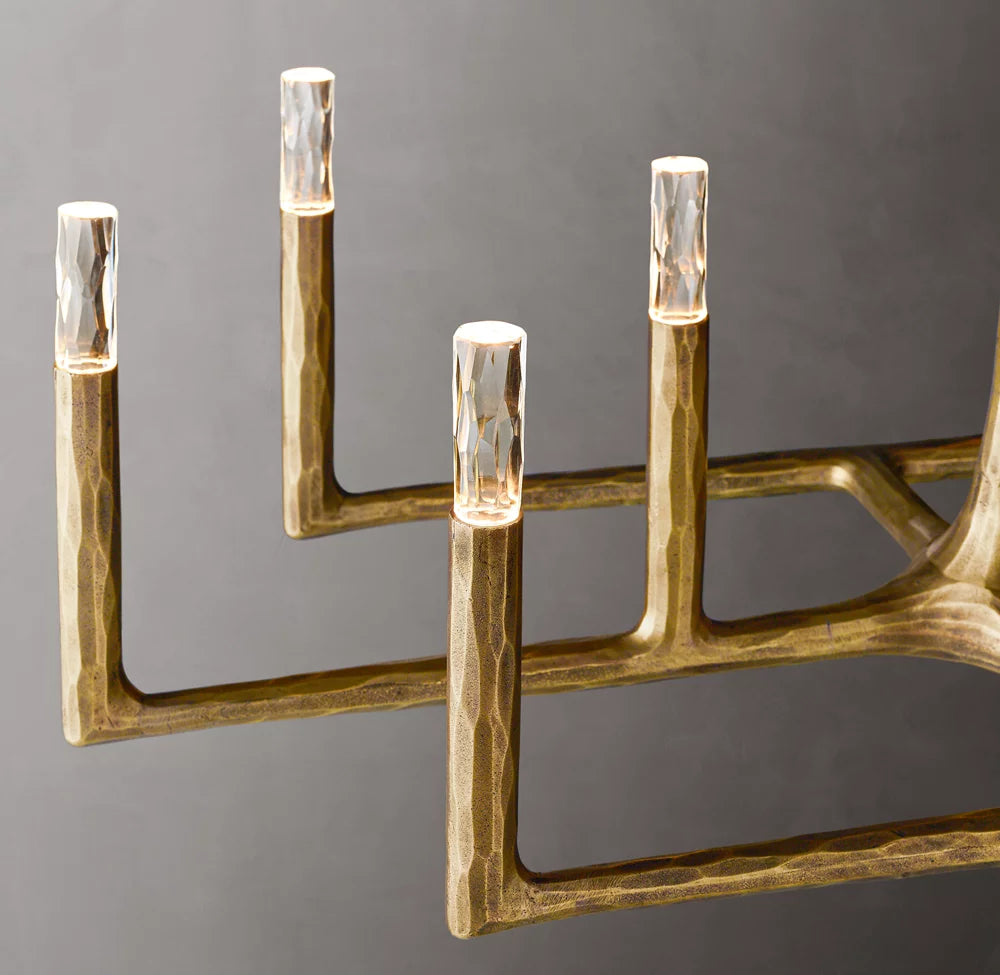 Thaddeus Linear Chandelier 72 13-Lights For Living Room