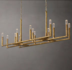 Thaddeus Linear Chandelier 72 13-Lights For Living Room