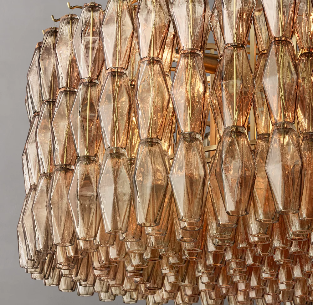 Mia Glass Round Chandelier 47 For Dinning Room